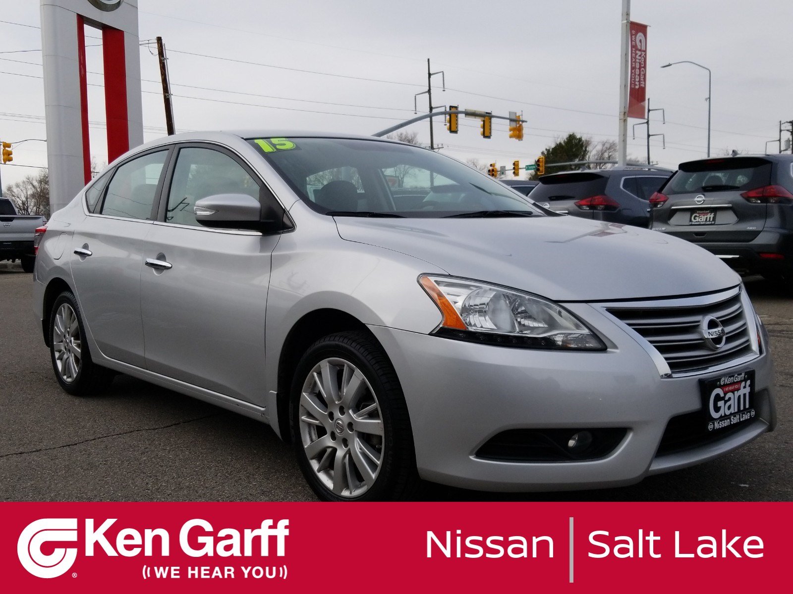 Pre-owned 2015 Nissan Sentra Sl 4dr Car In Salt Lake City #1nu9658 